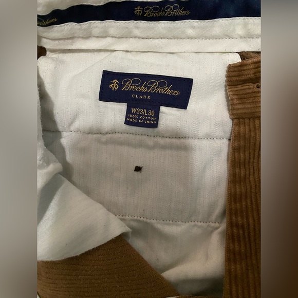 Men’s Brooks Brothers Corduroy Trousers 33W 30L - Picture 3 of 4